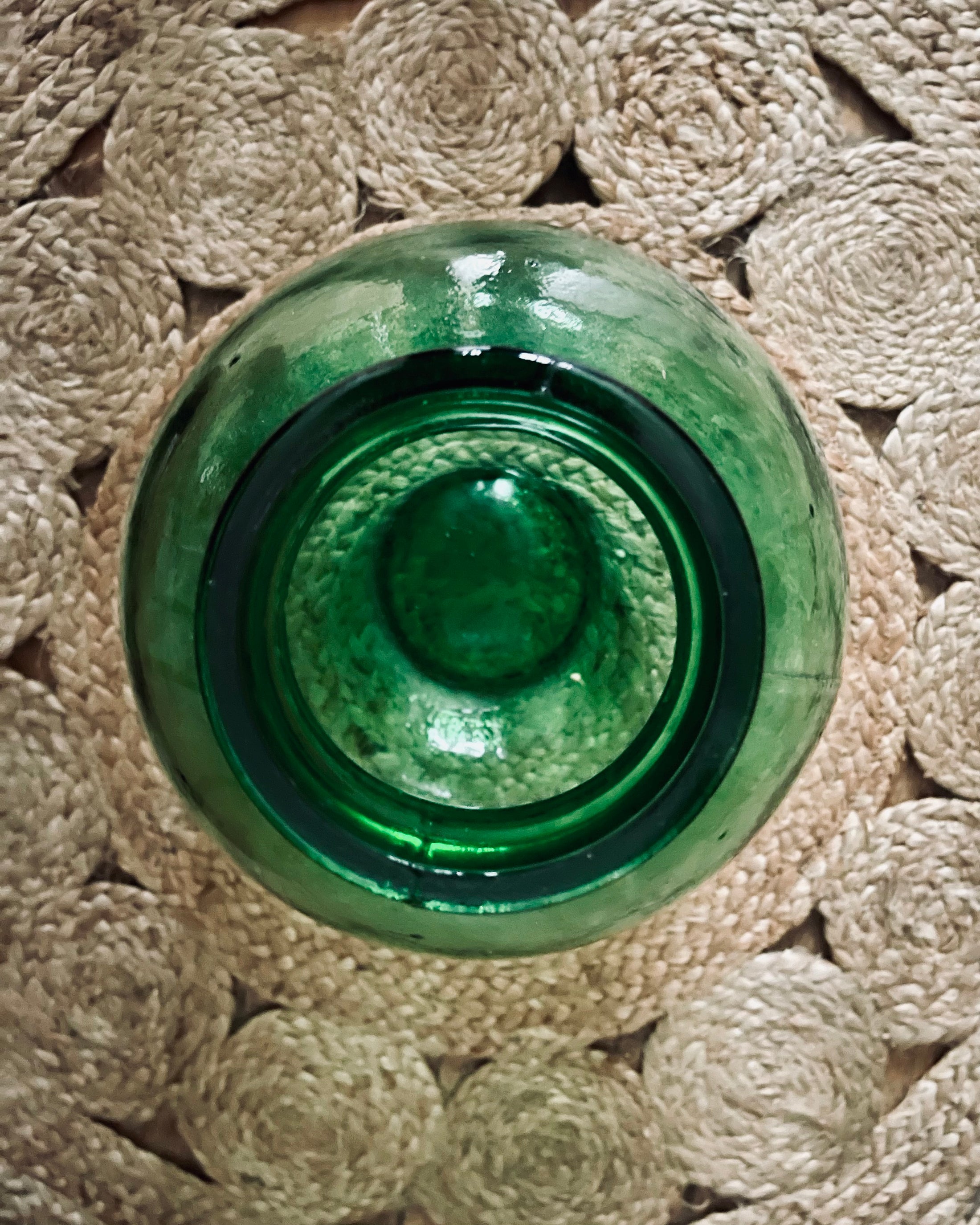 Dame Jeanne vert bouteille