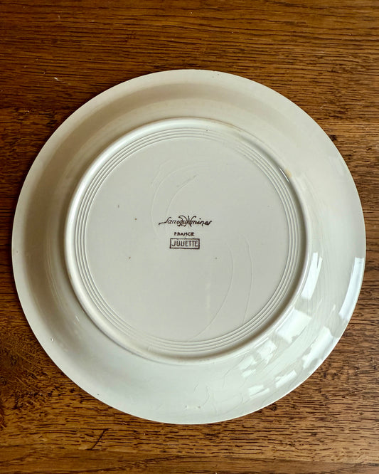 Assiettes semi-creuses Sarreguemines