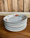 Charger l'image dans la visionneuse de la galerie, Série de 12 assiettes plates Luneville