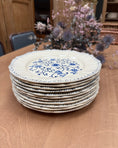 Charger l'image dans la visionneuse de la galerie, Assiettes plates terre de fer Boch Frères