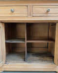 Charger l'image dans la visionneuse de la galerie, Buffet ancien en bois et marbre
