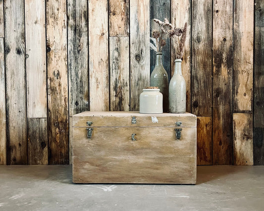Coffre vintage patiné