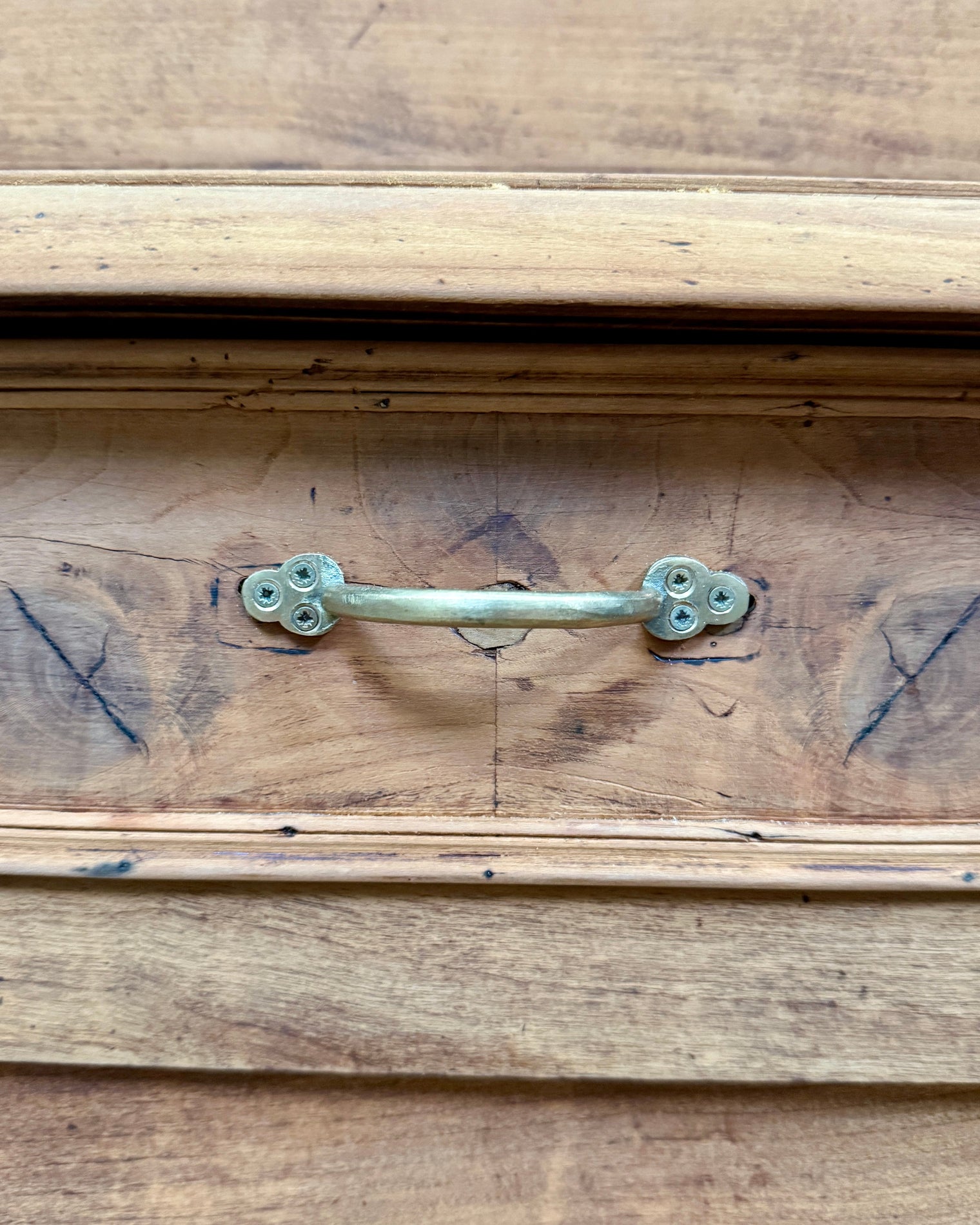 Poignée ancienne en laiton