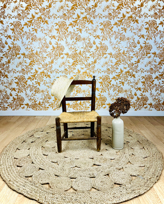 Chaise paillée pour enfant