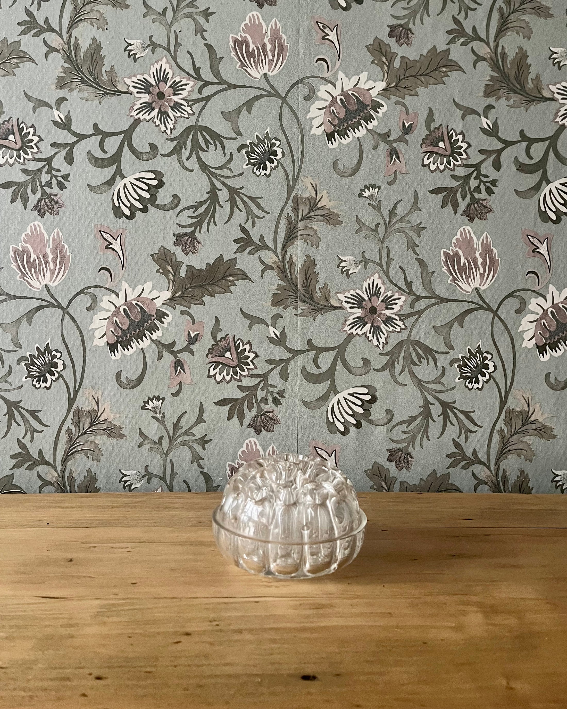 Pique-fleurs en verre