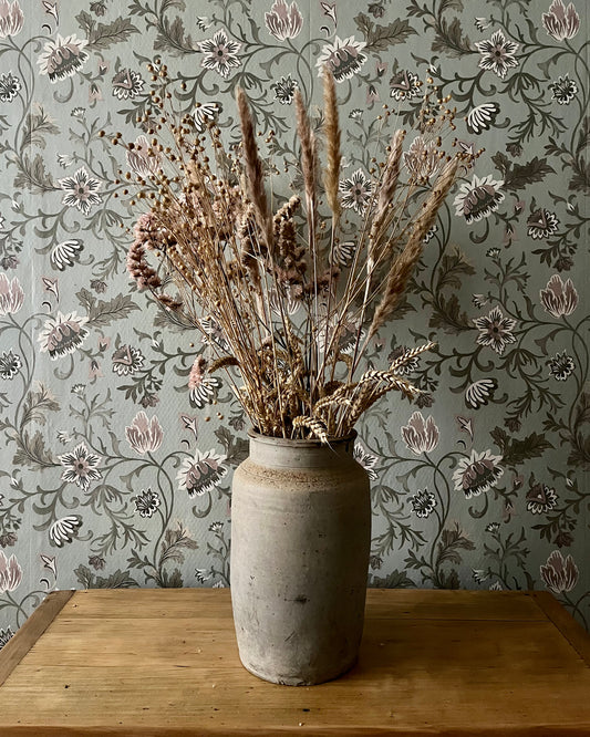 Vase en grès gris