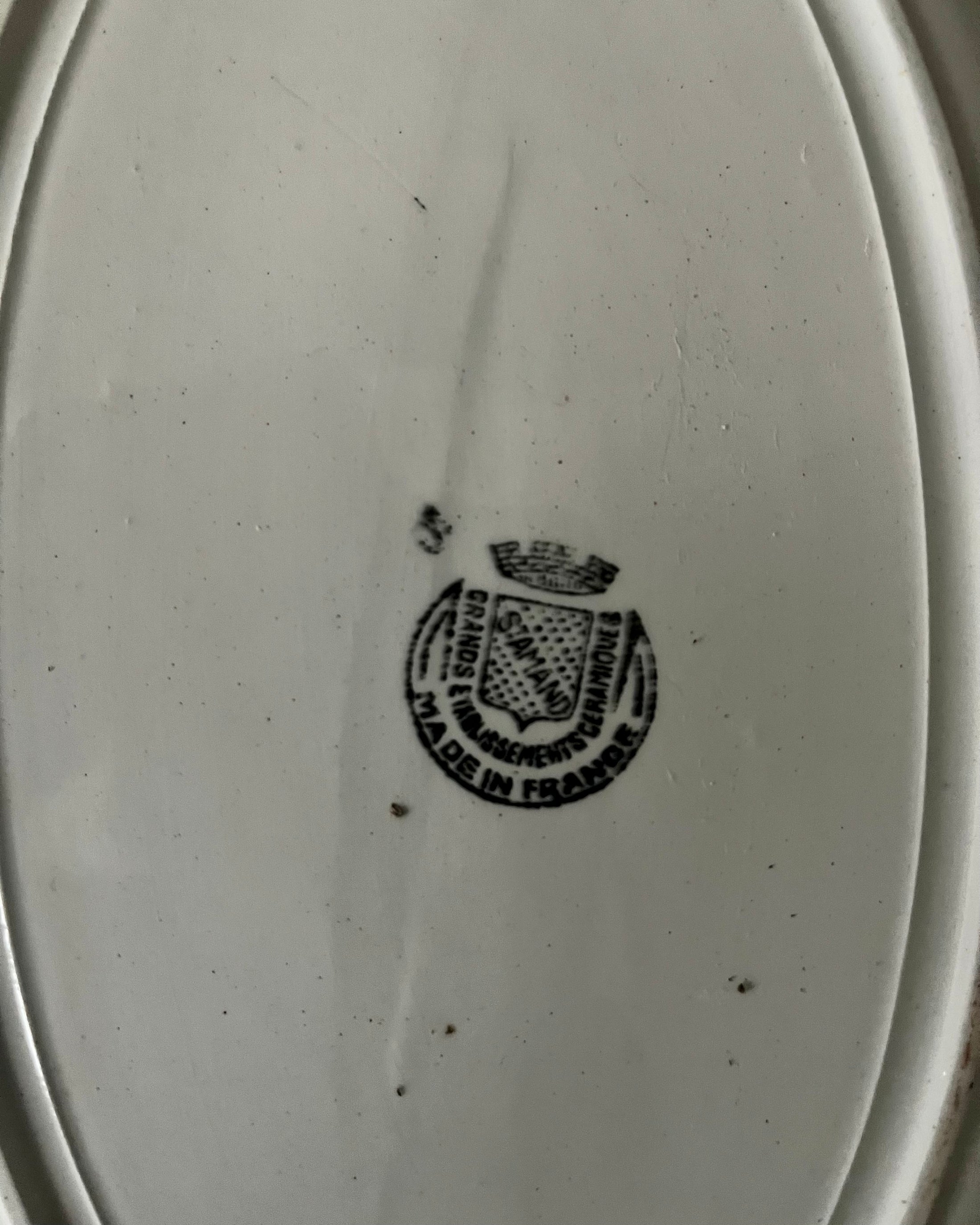 Plat ovale St Amand