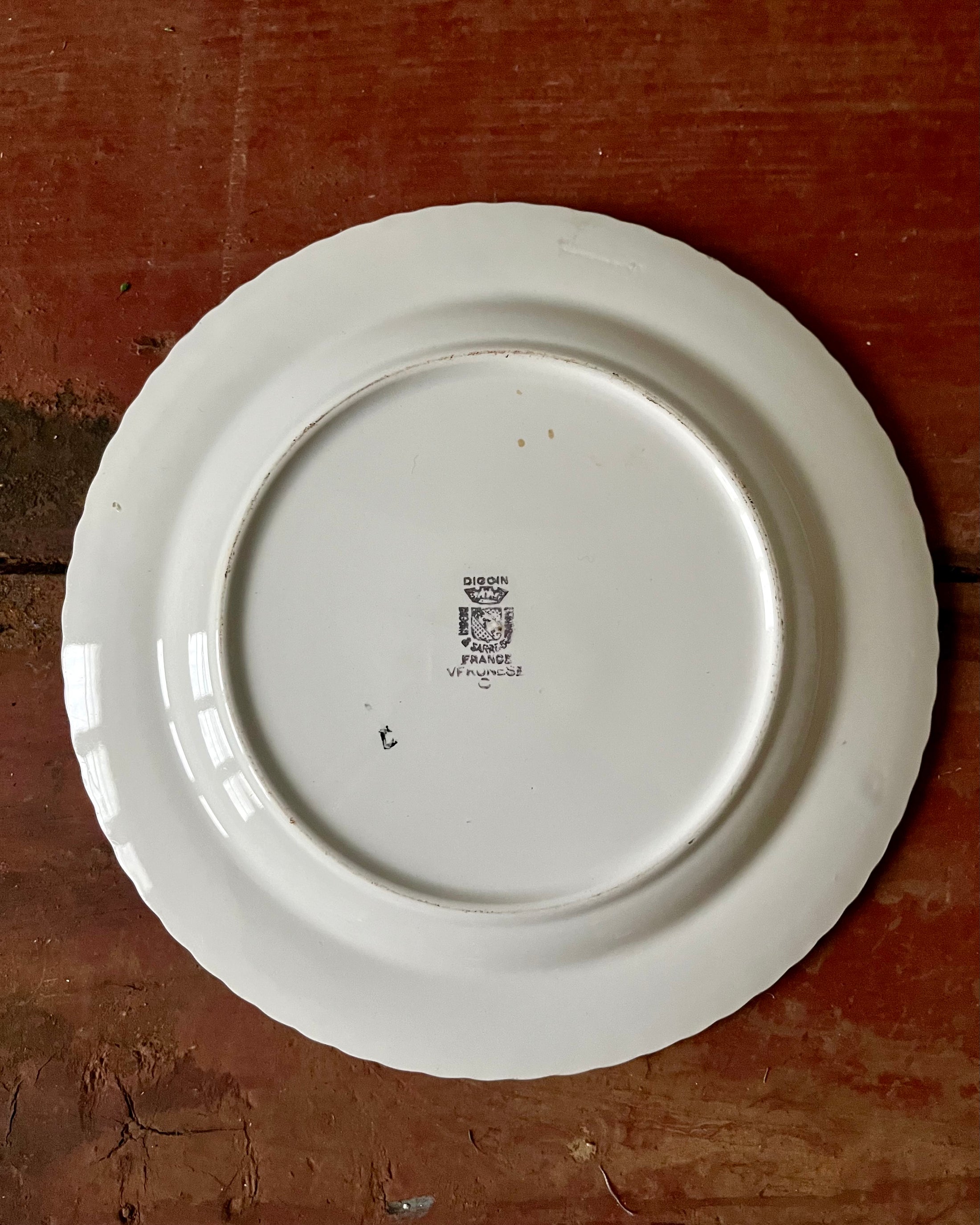 6 assiettes à dessert Digoin