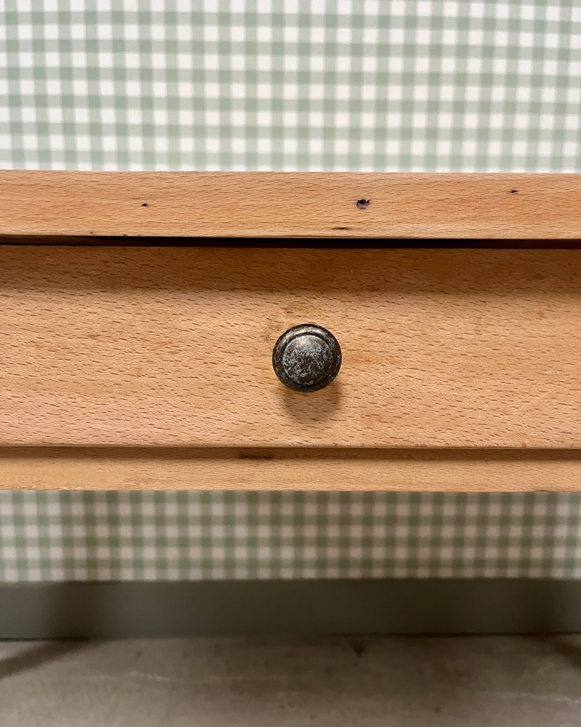 Table de ferme aux pieds fuseaux