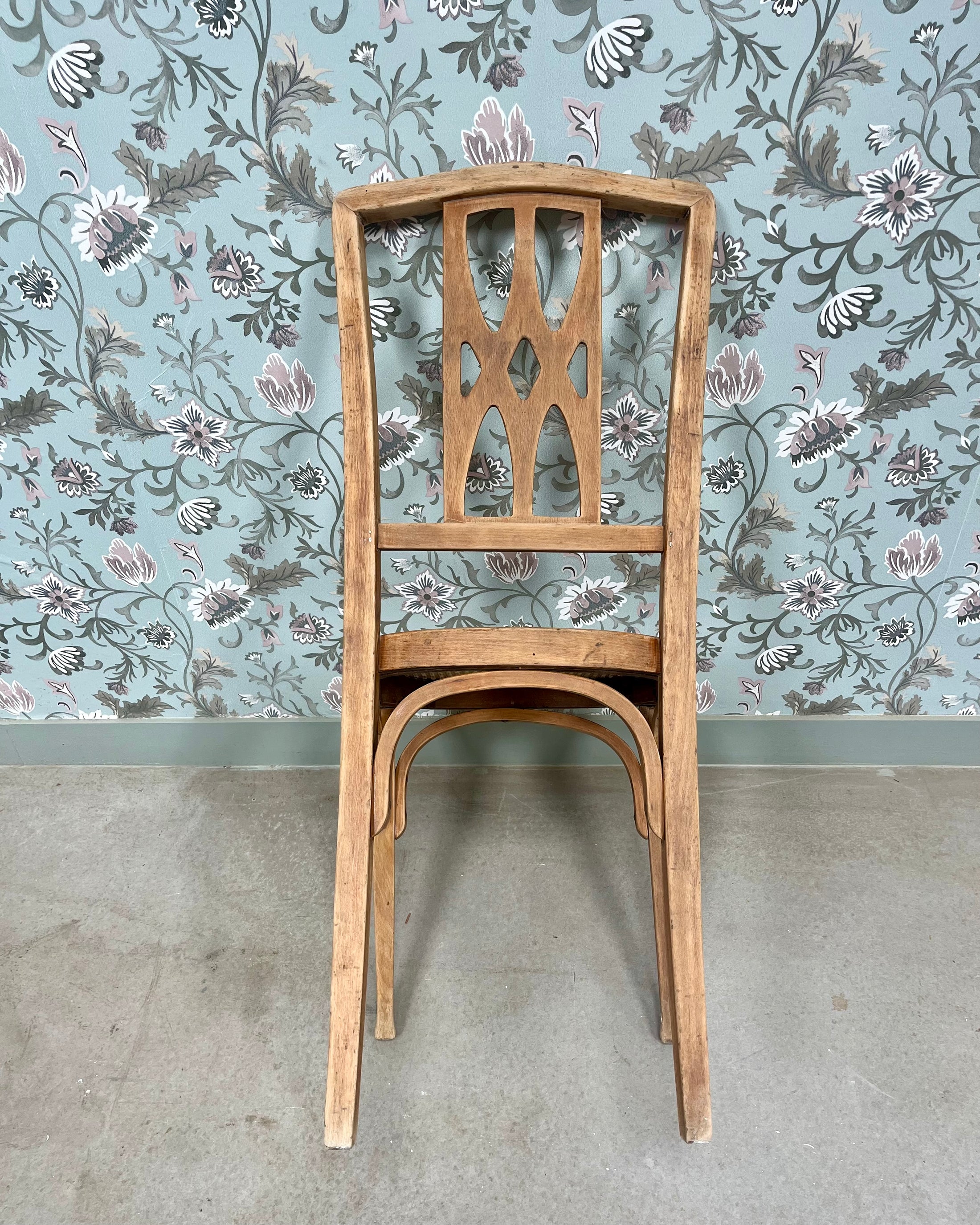 Chaise Art Déco cannée