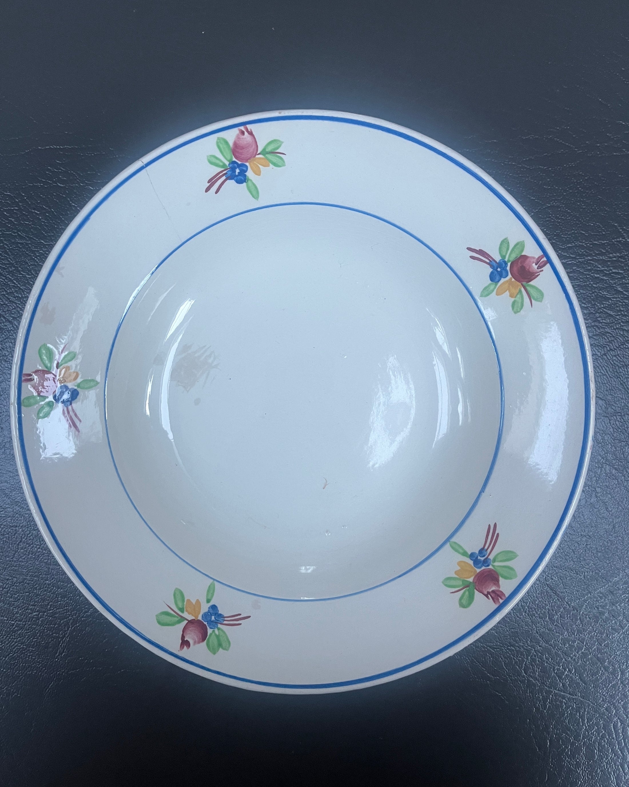 Assiettes creuses terre de fer Gien