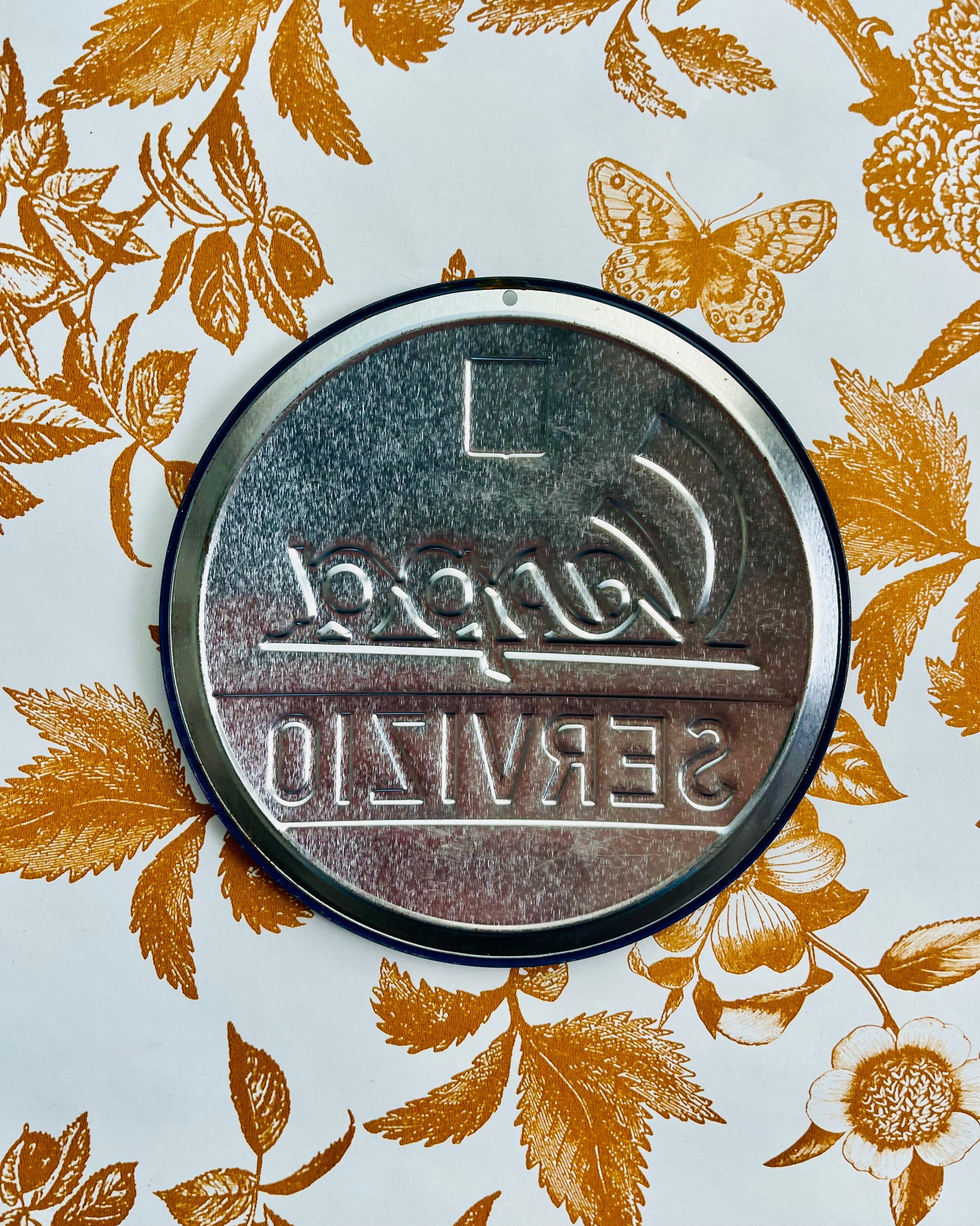 Plaque Vespa Servizio
