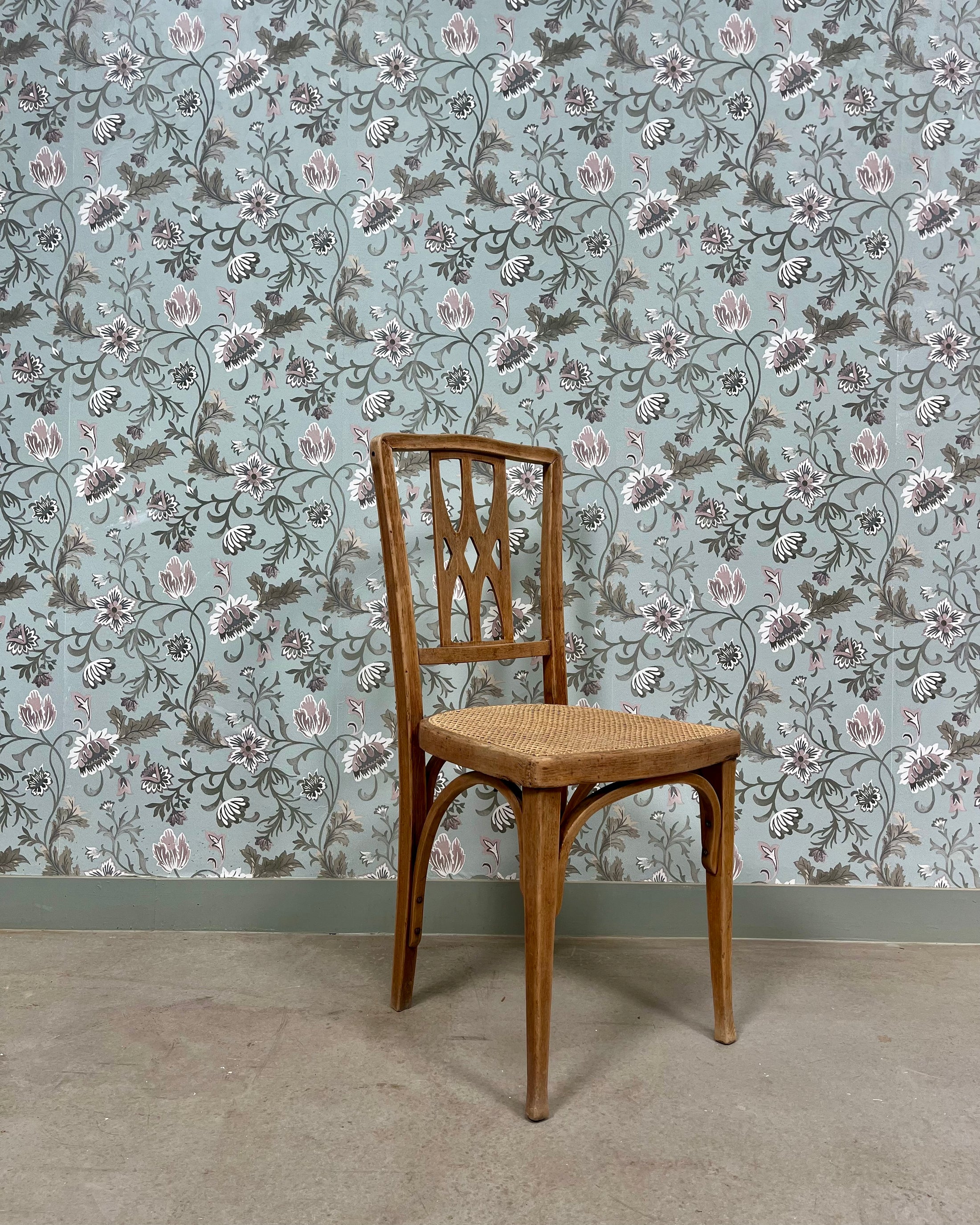 Chaise Art Déco cannée