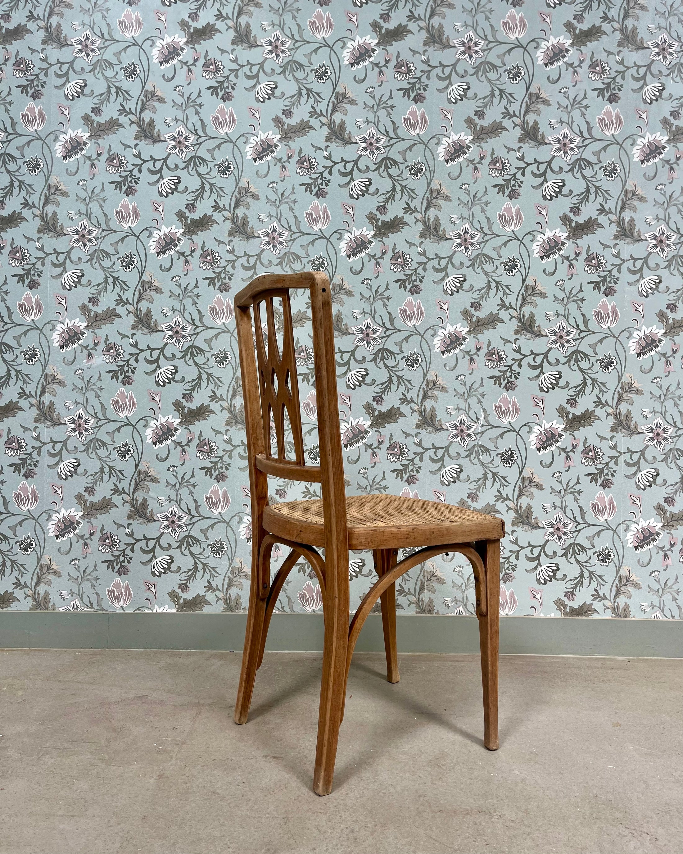 Chaise Art Déco cannée