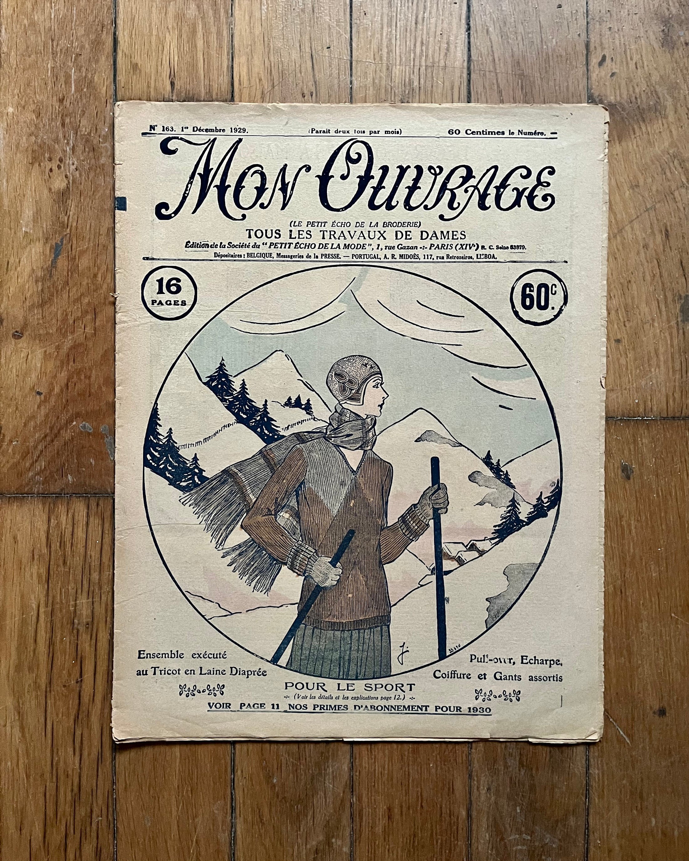 Revue Mon Ouvrage du 1er décembre 1929