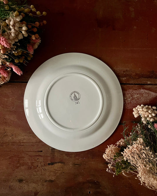 Assiettes plates L’Amandinoise