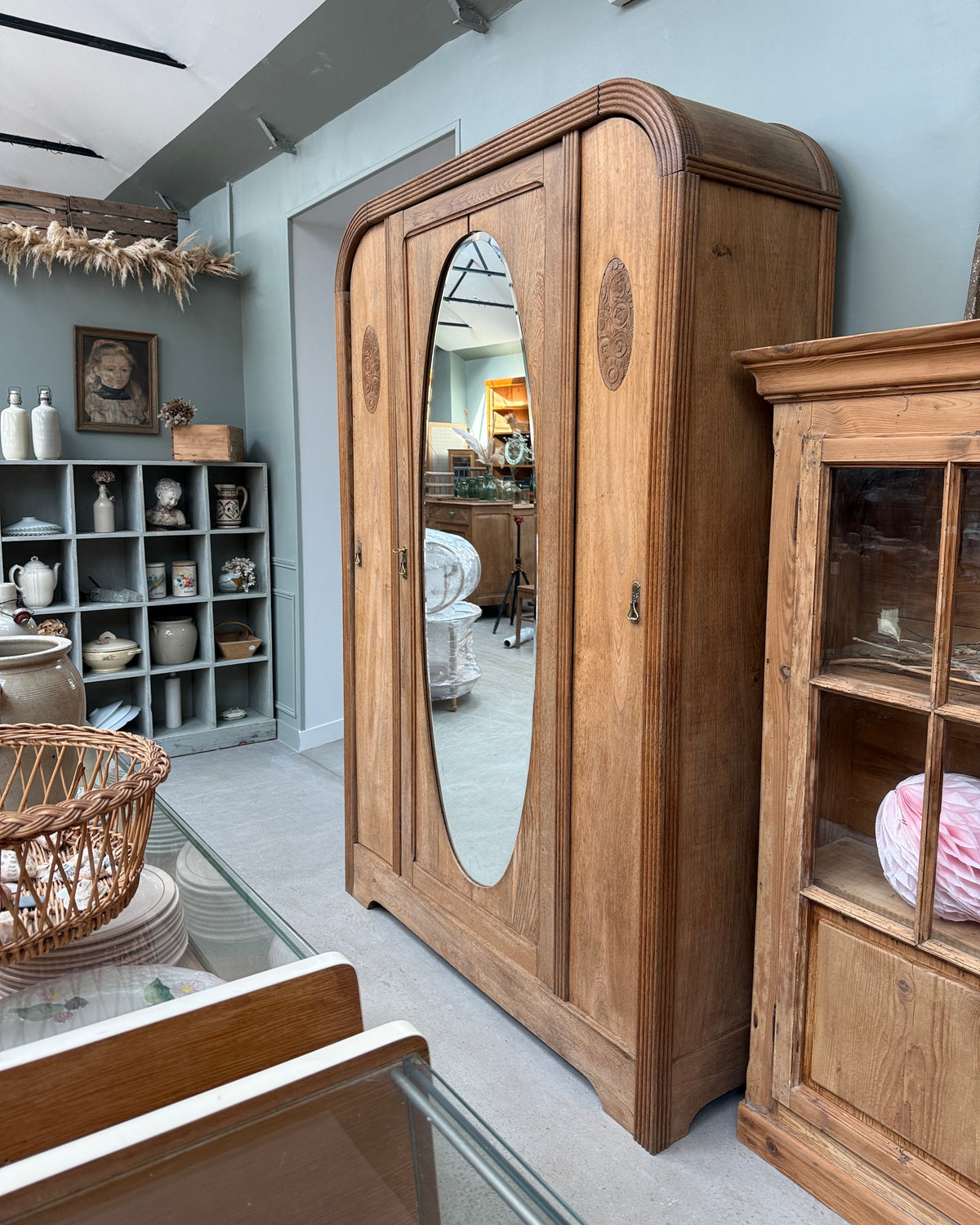 Armoire Art Déco en chêne