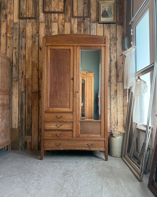Grande armoire Art Déco en chêne