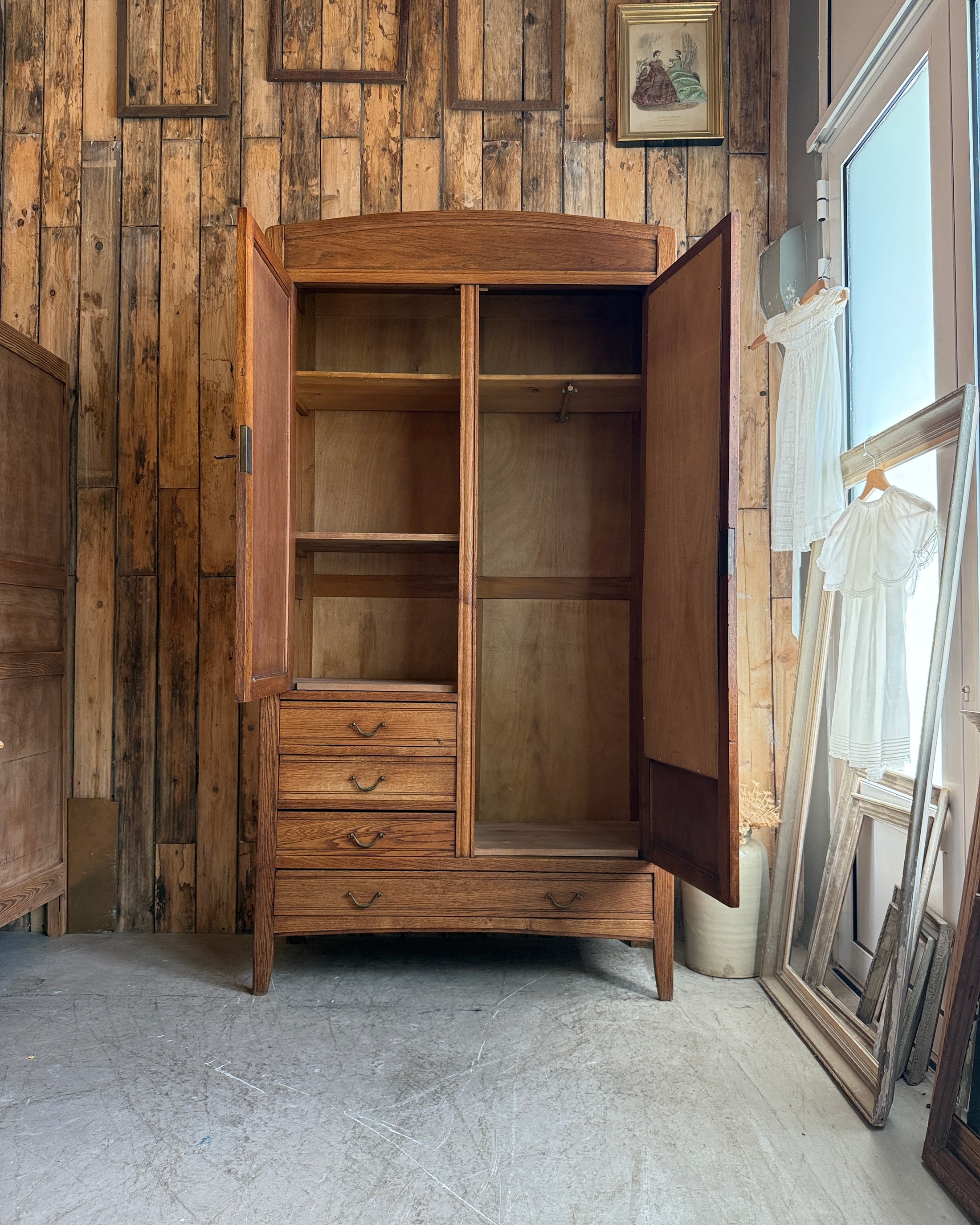 Grande armoire Art Déco en chêne