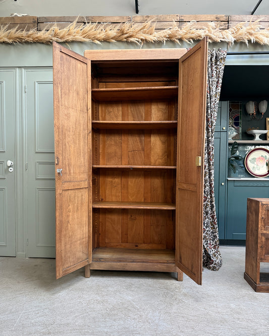 Armoire parisienne scolaire en chêne