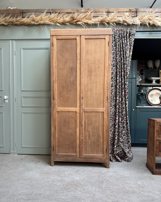 Armoire parisienne scolaire en chêne