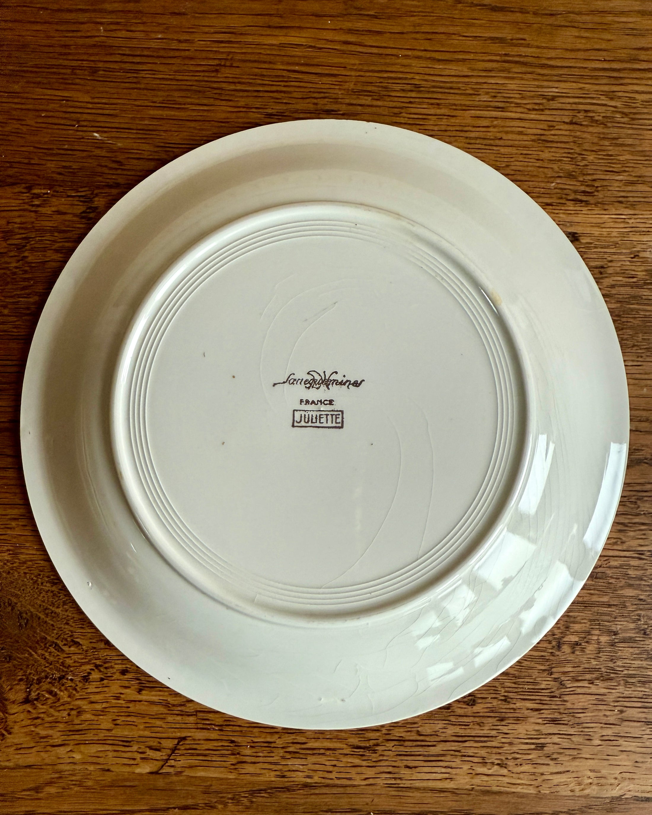 Assiettes semi-creuses Sarreguemines