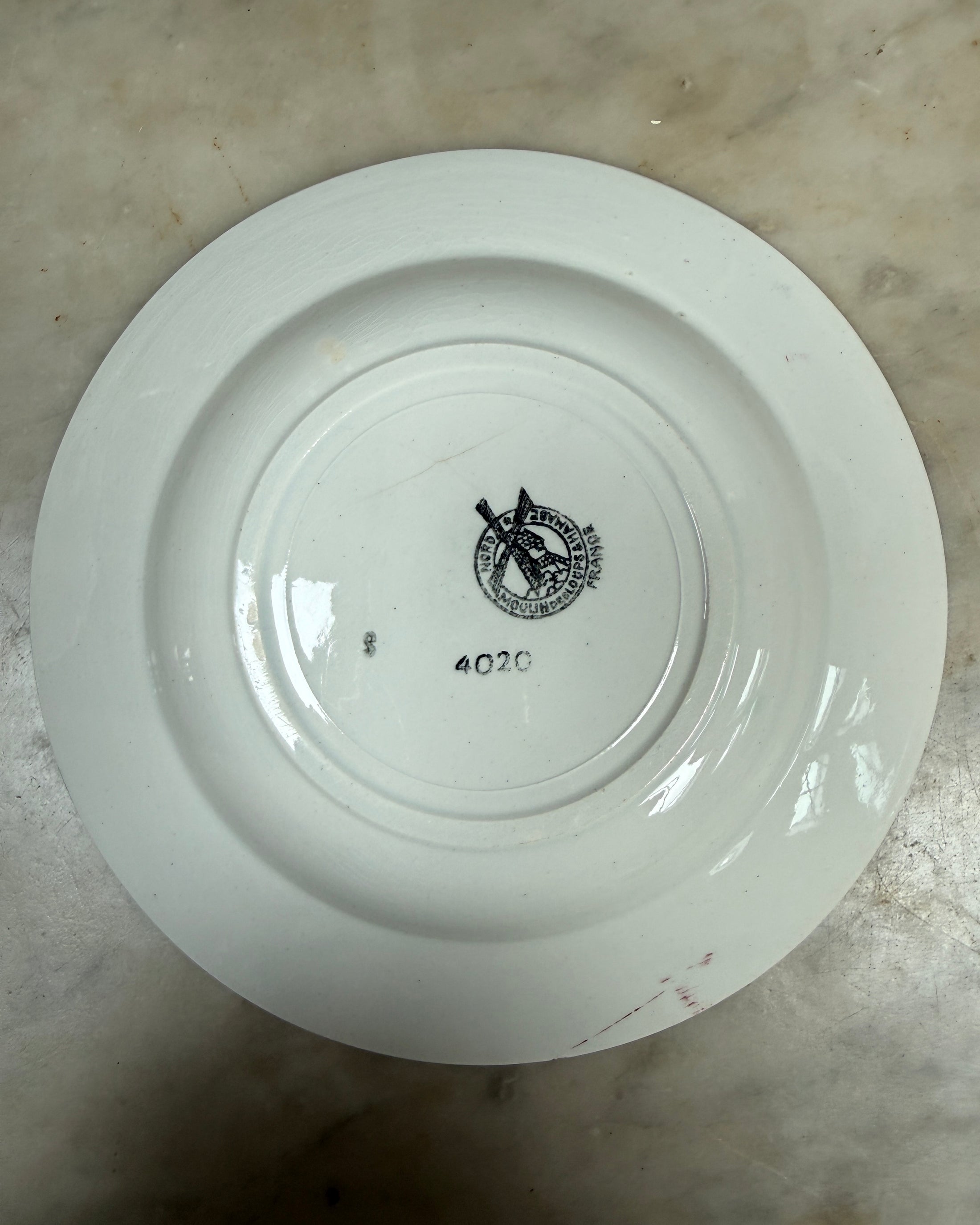 Assiettes creuses terre de fer Moulin des Loups