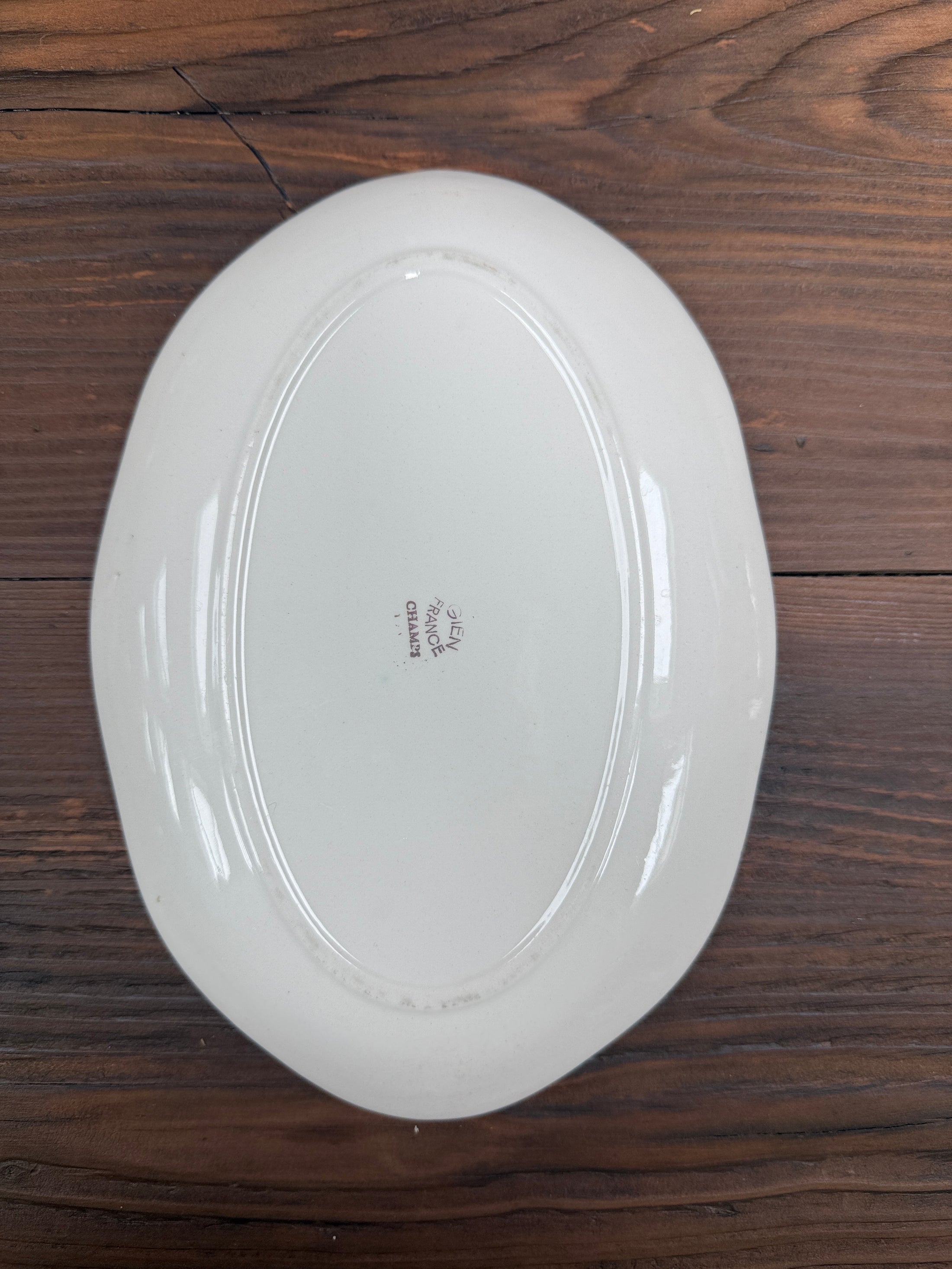 Assiettes plates et ravier Gien