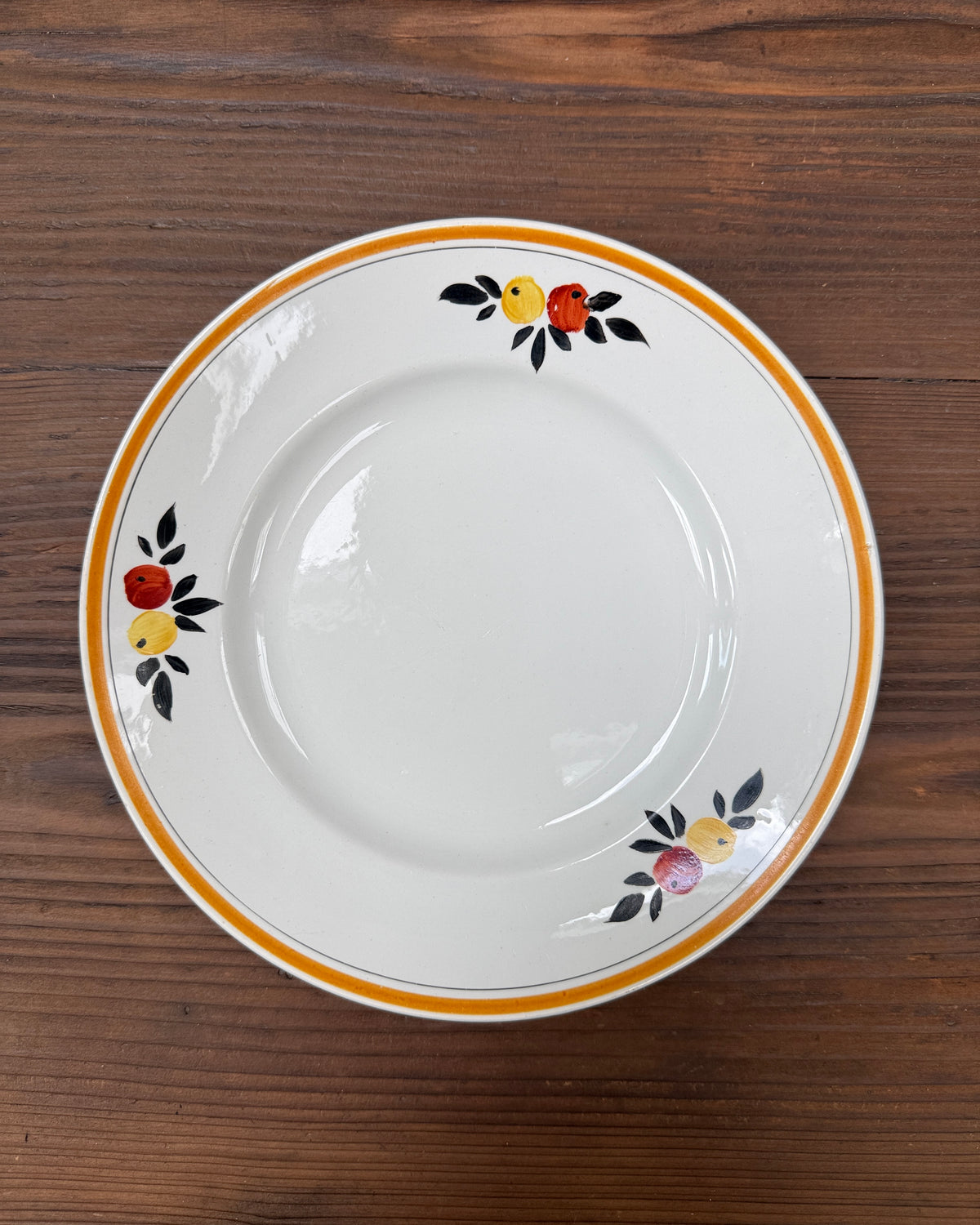 Assiettes plates Moulin des Loups, modèle Granit