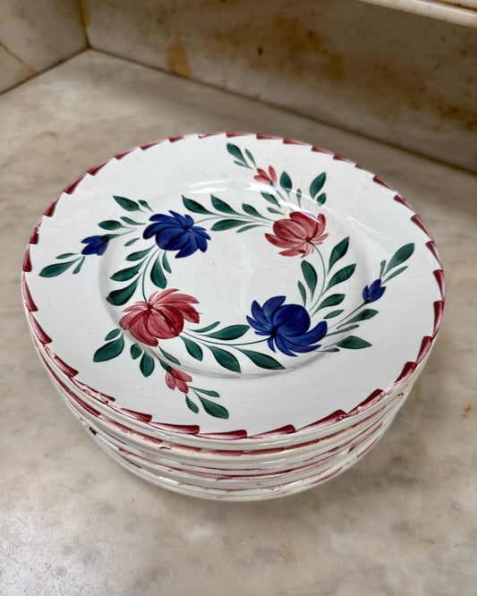 Assiettes plates terre de fer Moulin des Loups