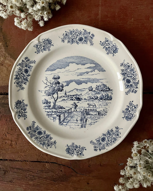 Duo d’assiettes plates Gien