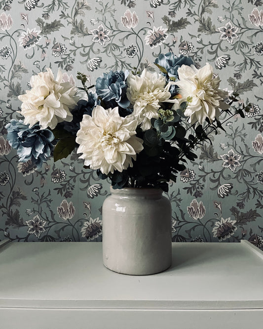 Vase en grès émaillé gris