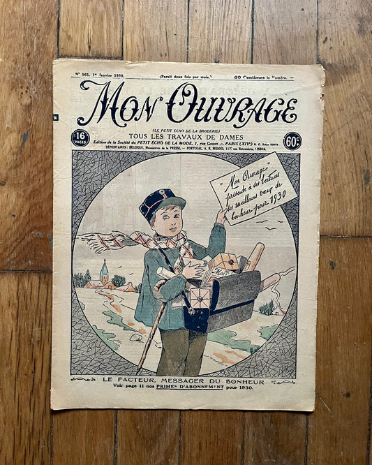 Revue Mon Ouvrage du 1er janvier 1930