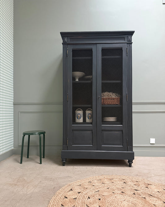 Bibliothèque de style Directoire patine noire