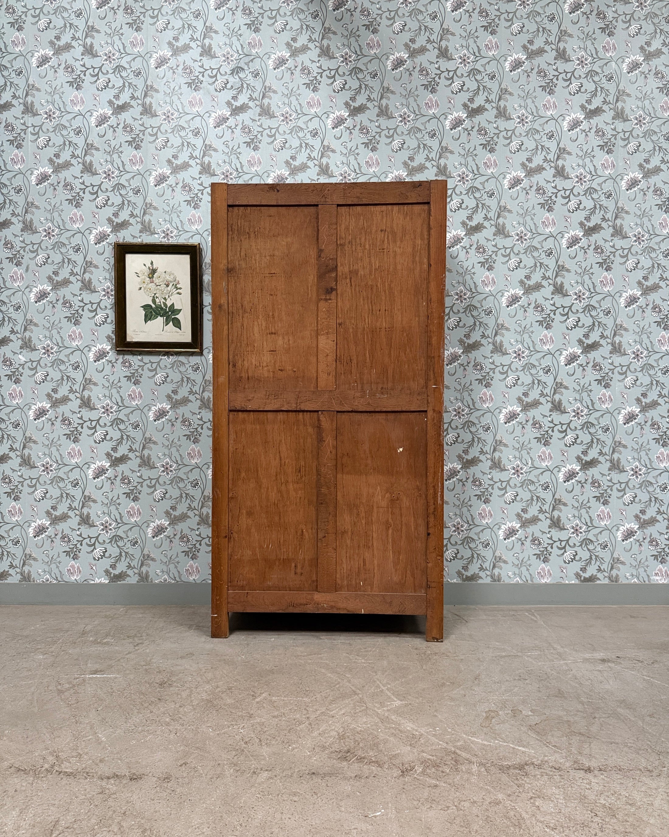 Bibliothèque vitrée en chêne