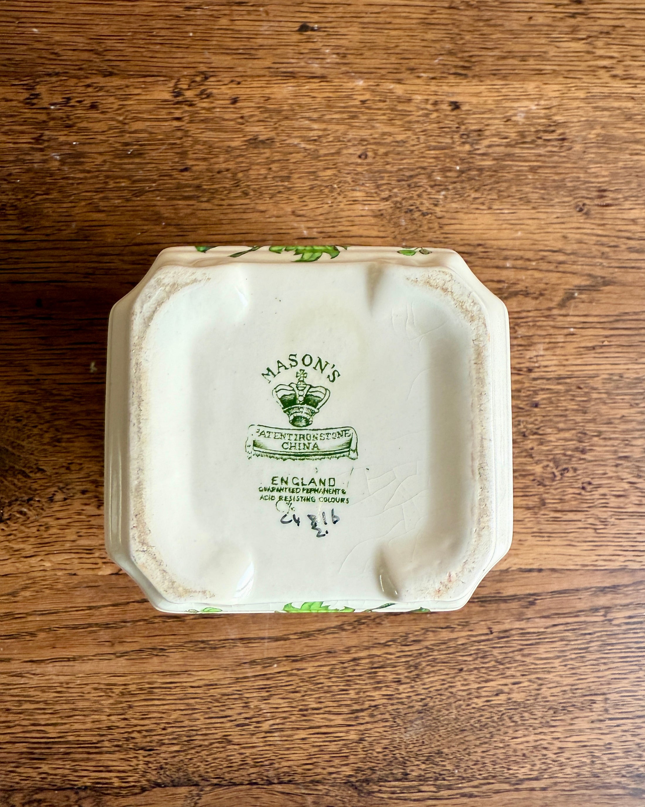 Boîte en porcelaine Ironstone Mason’s
