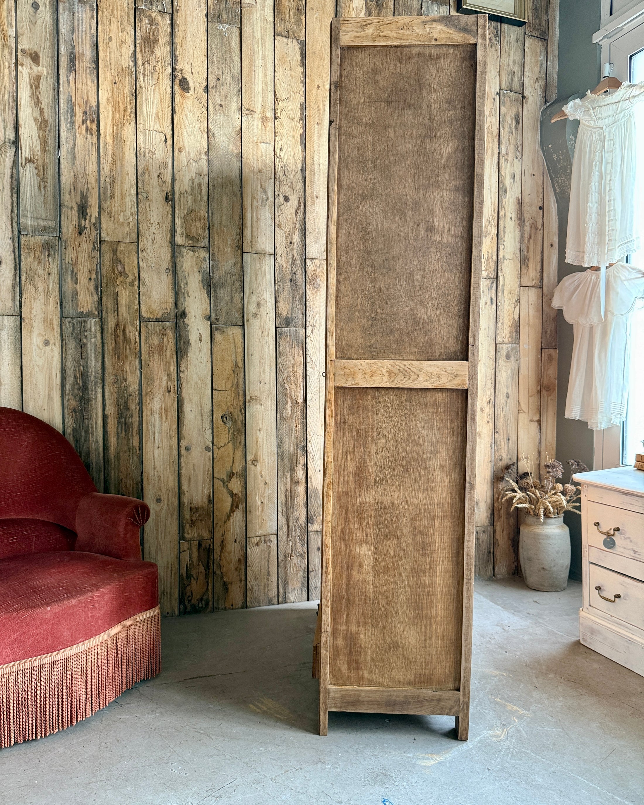Bonnetière Art Déco en chêne