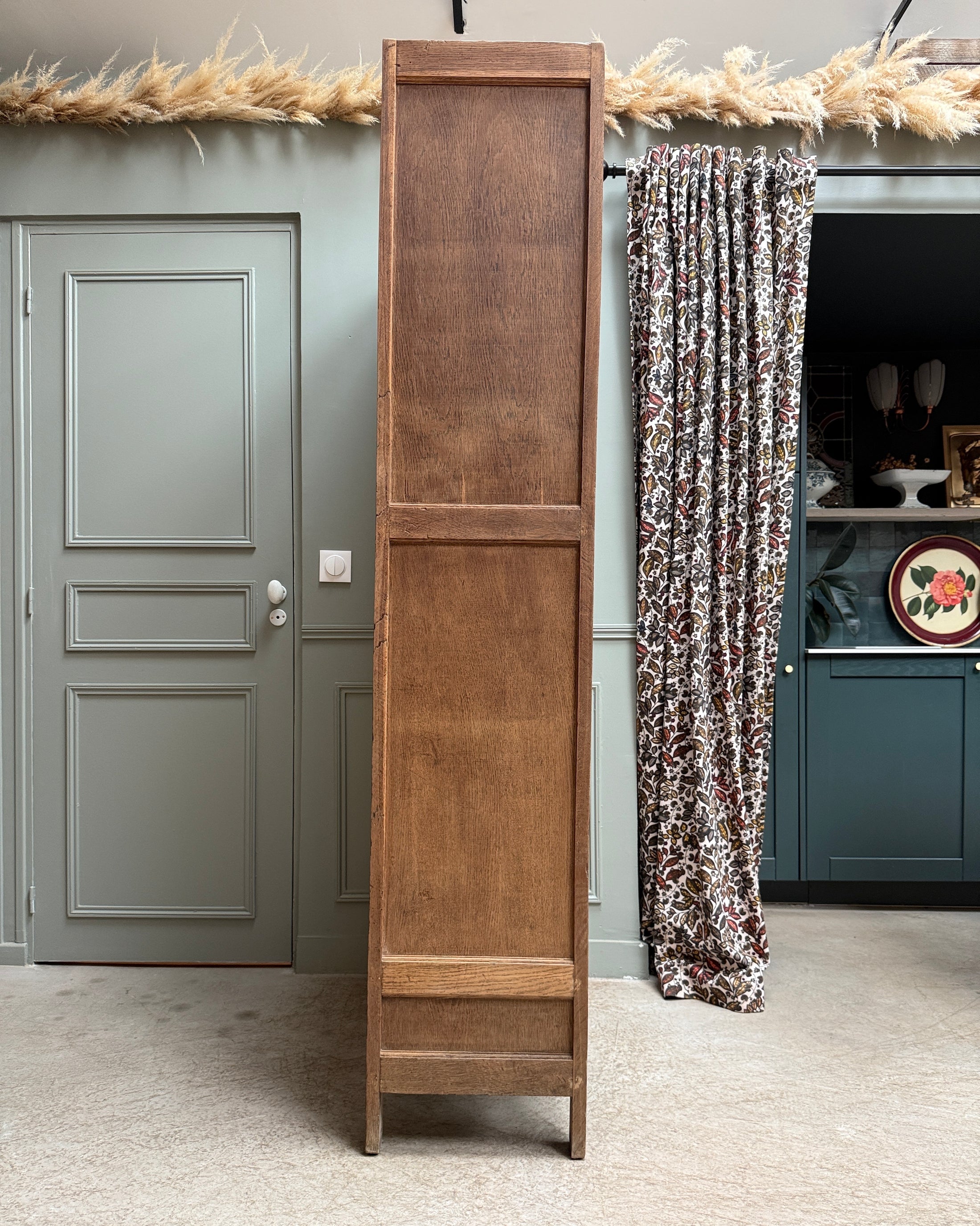 Bonnetière parisienne Art Déco en chêne