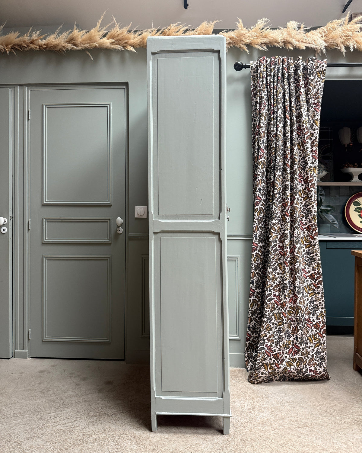 Bonnetière Art Déco verte