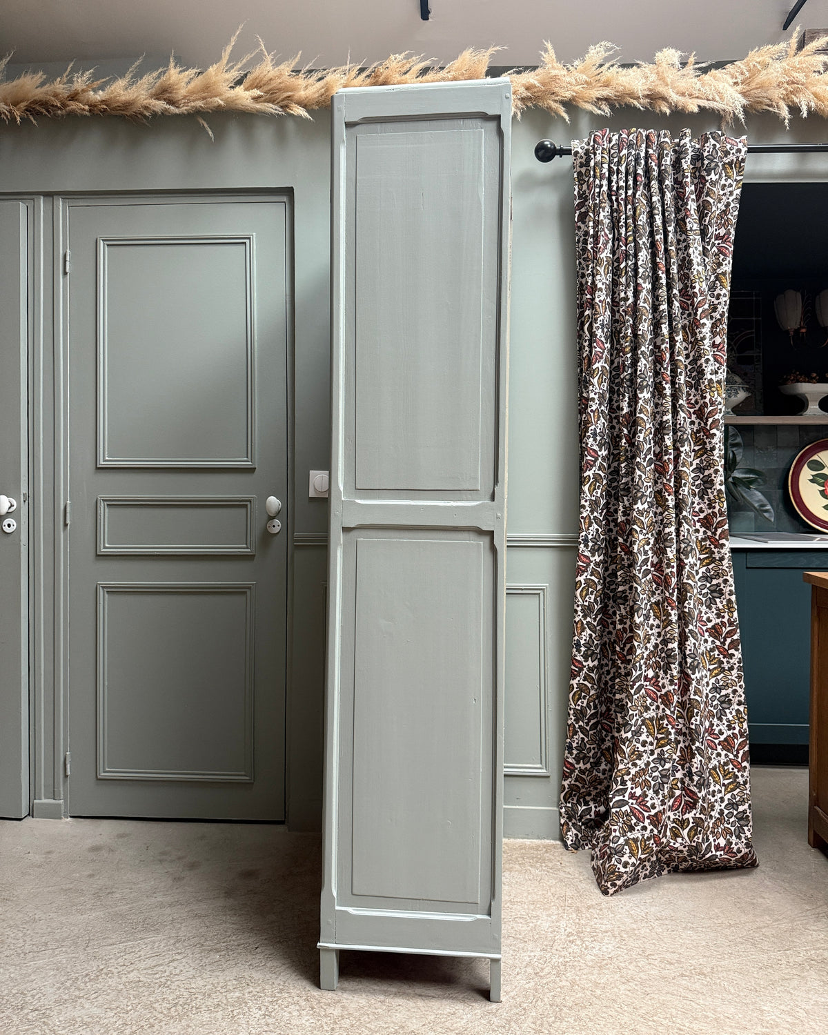 Bonnetière Art Déco verte