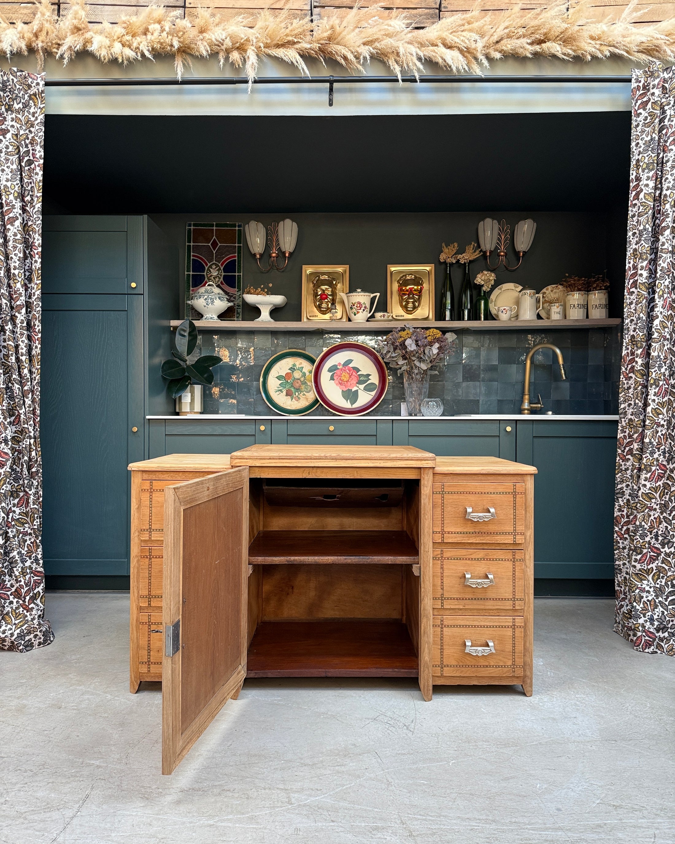 Enfilade Art Déco en chêne