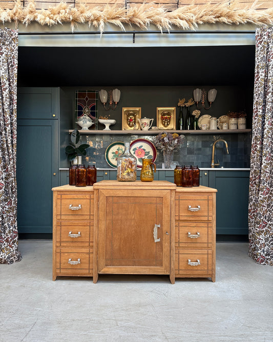 Enfilade Art Déco en chêne