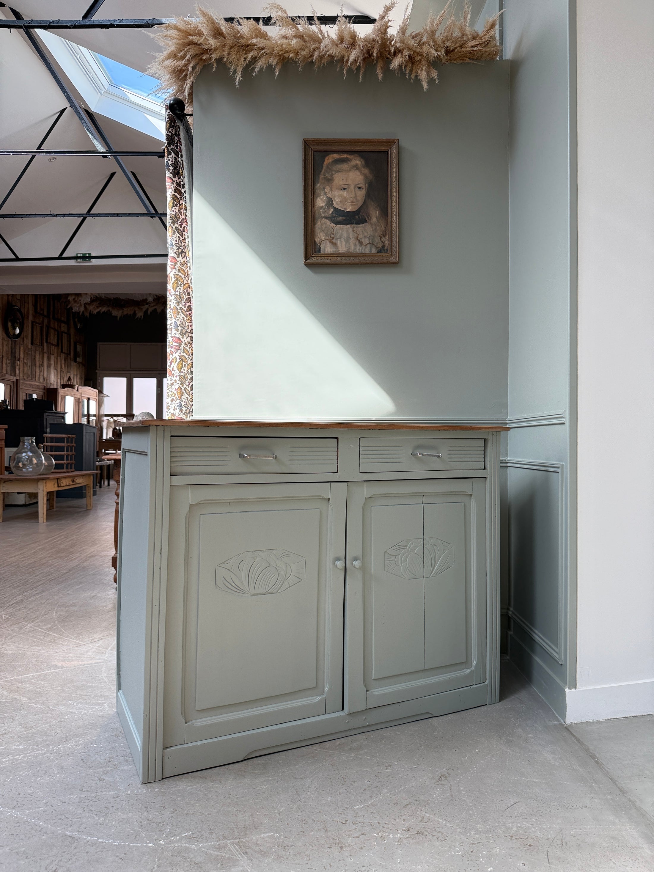 Buffet Art Déco vert
