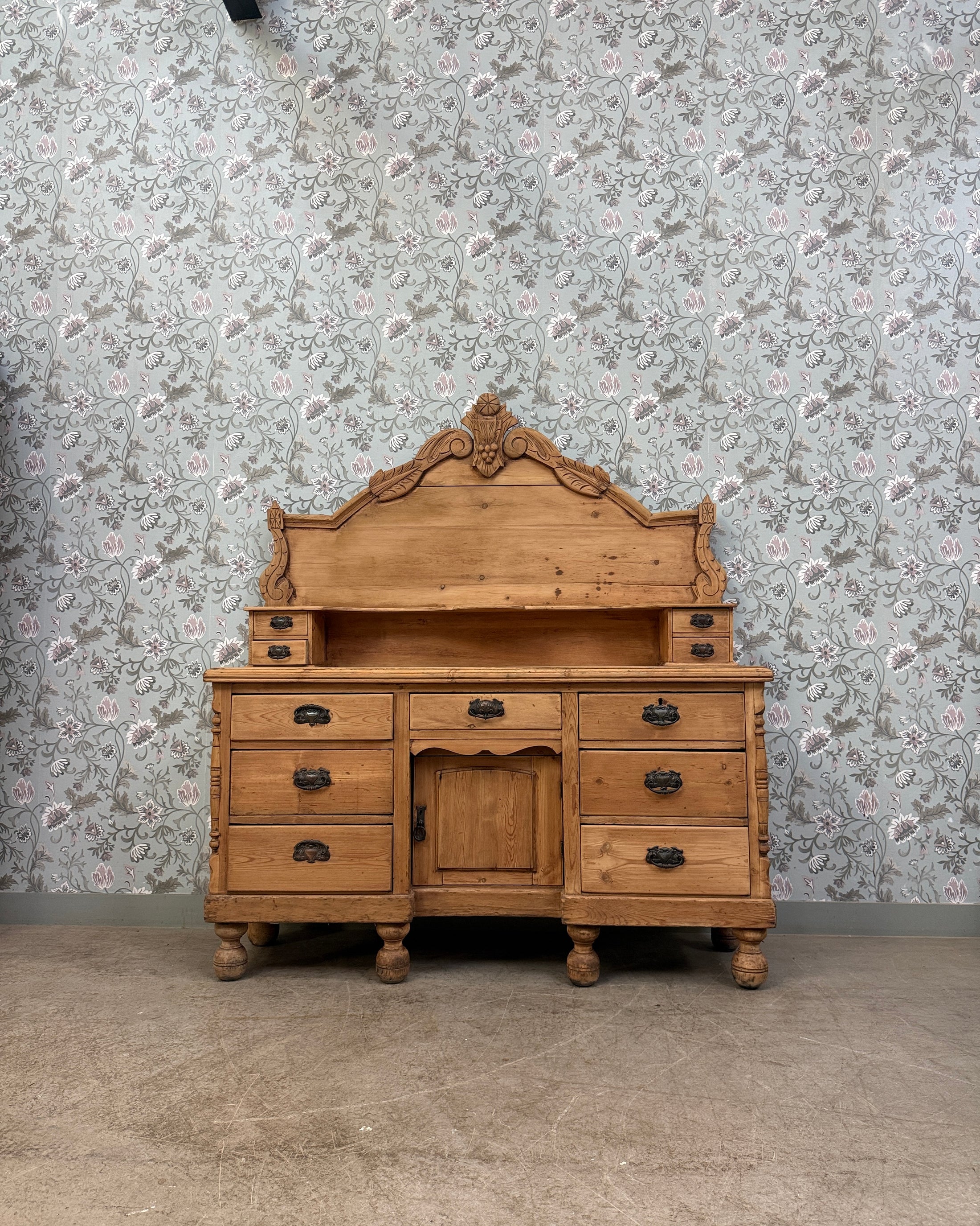 Buffet anglais victorien deux corps