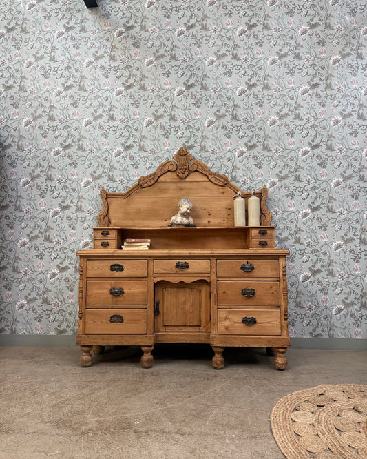 Buffet anglais victorien deux corps