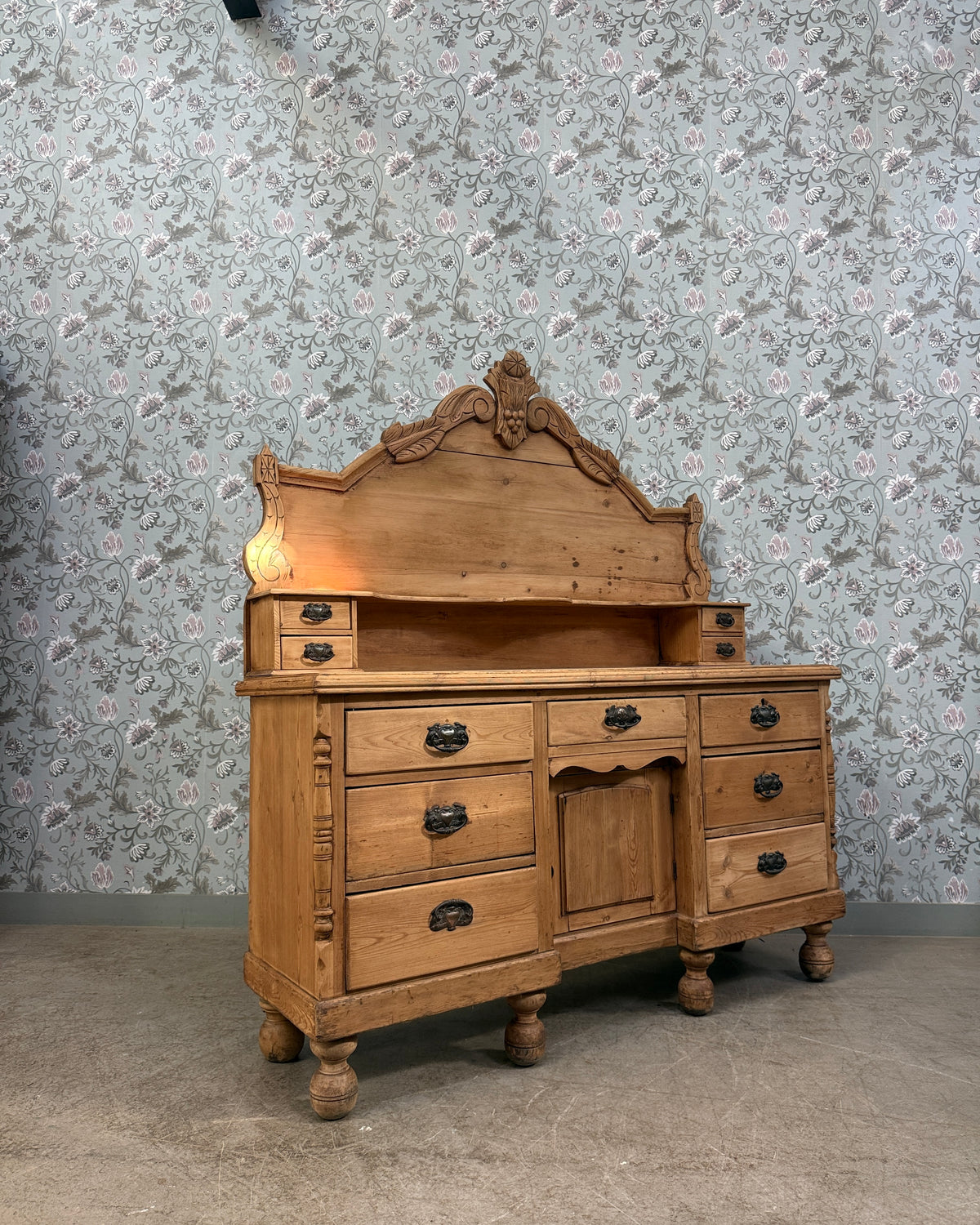 Buffet anglais victorien deux corps