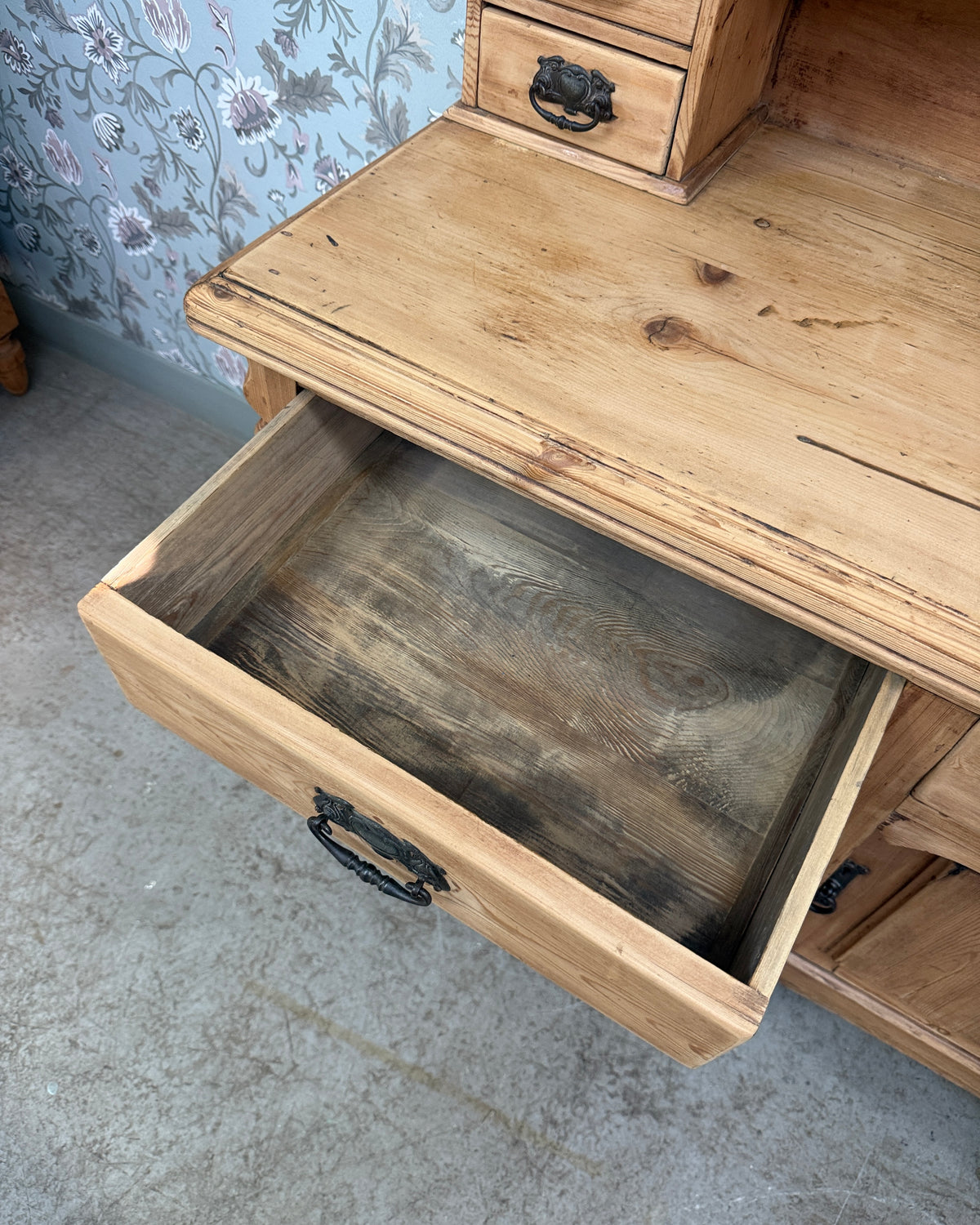 Buffet anglais victorien deux corps
