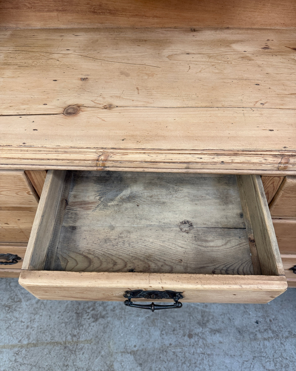 Buffet anglais victorien deux corps