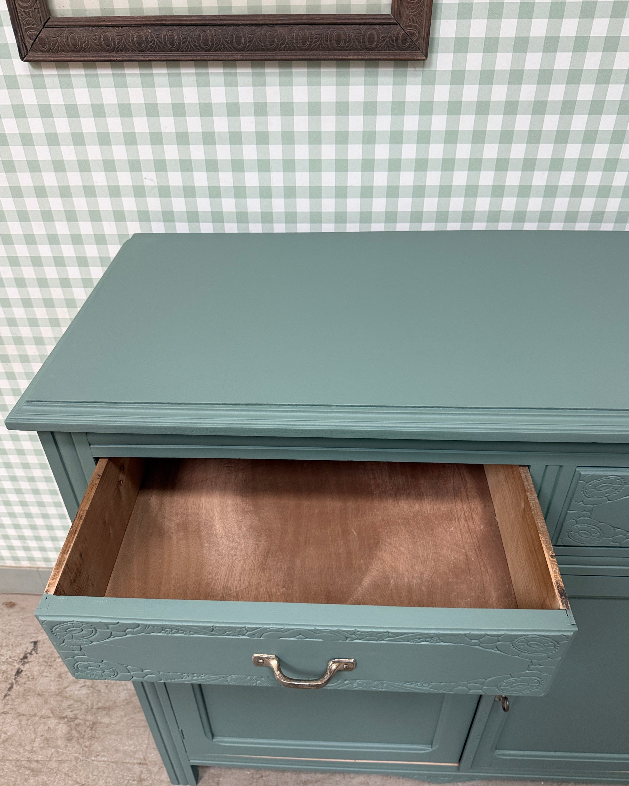 Buffet Art Déco vert