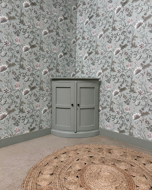 Petit buffet d’angle vert